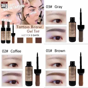 1Pcs Peel Off Eye Makeup Permanent Eyebrow Tattoo - EBT01