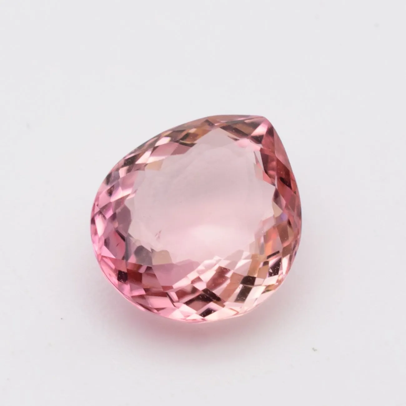 3.48 carats Pink Tourmaline Gemstone | 11mm x 9.4mm
