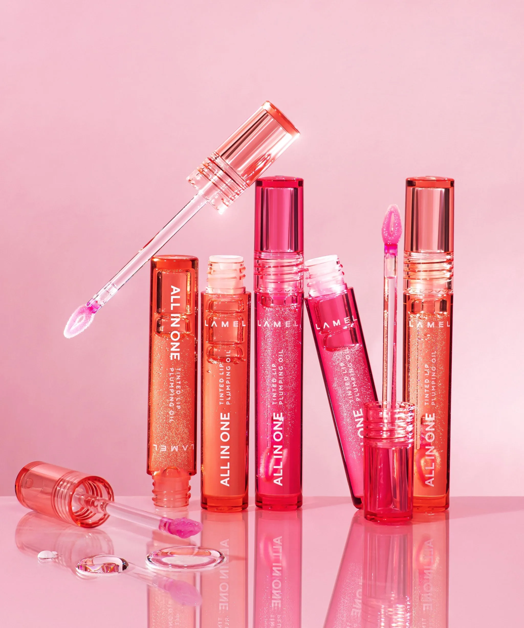 All in One Lip tinted plumping oil