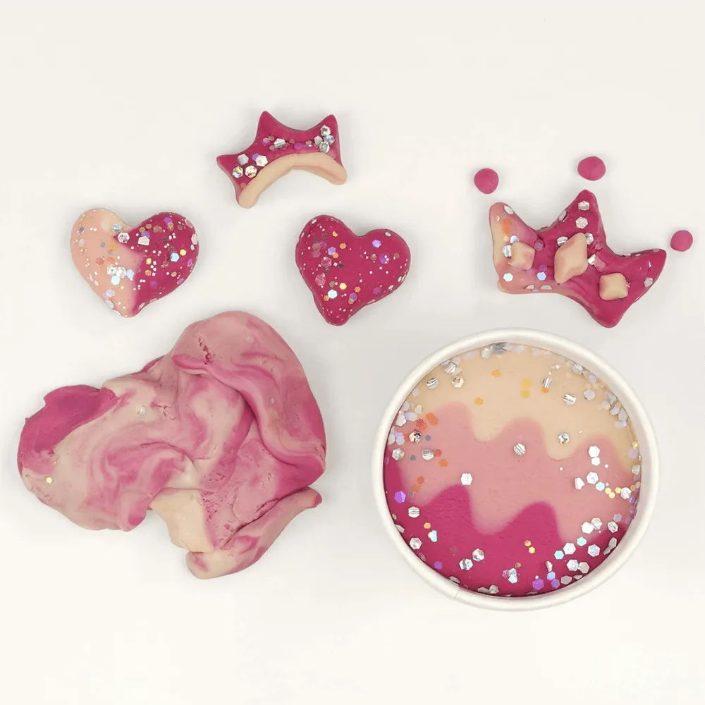 All-Natural Play Dough - Princess Pink