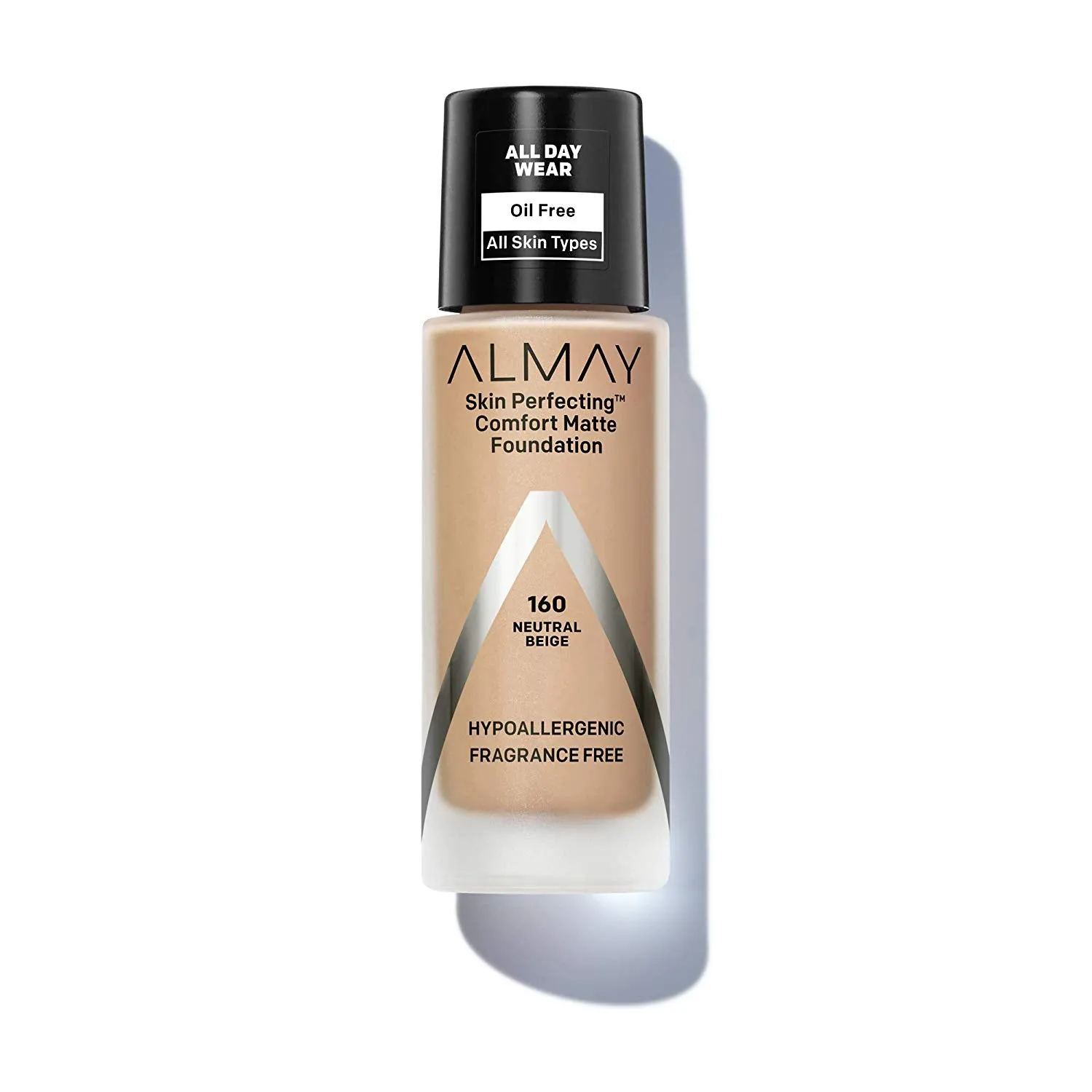 ALMAY - Skin Perfecting Comfort Matte Foundation Neutral Beige 160 - 1 fl oz (30 ml)