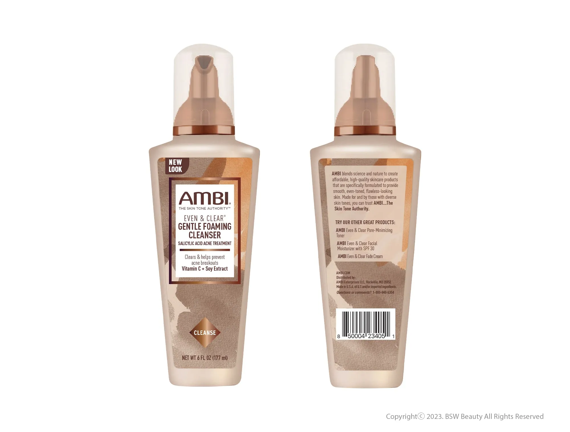 AMBI EVEN & CLEAN GENTLE FOAMING CLEANSER 6oz
