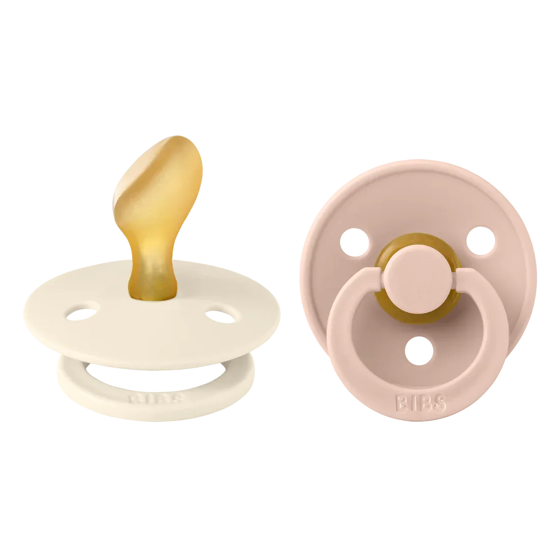 BIBS Pacifier Anatomical - Ivory/Blush