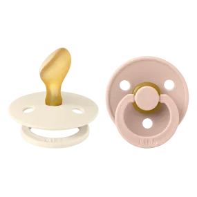 BIBS Pacifier Anatomical - Ivory/Blush