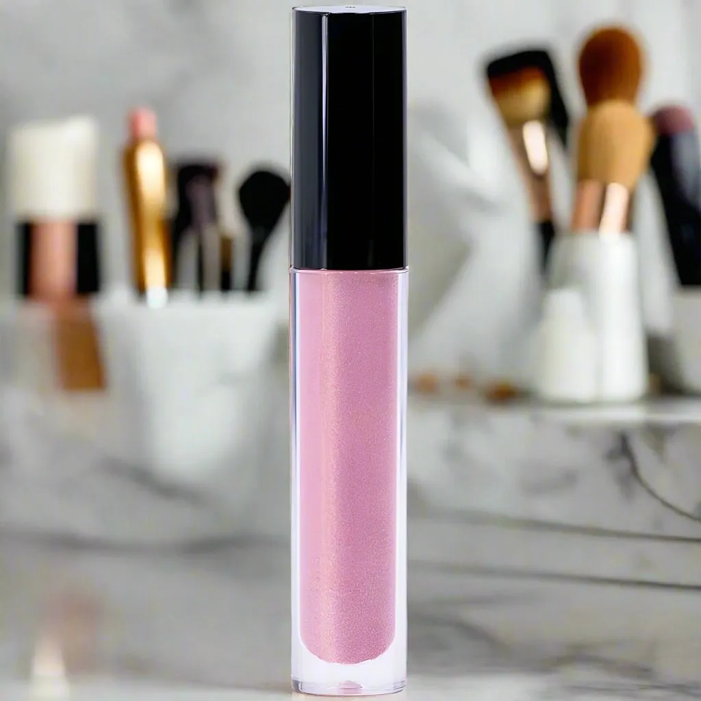 Careys Pink Glitter Lip Gloss