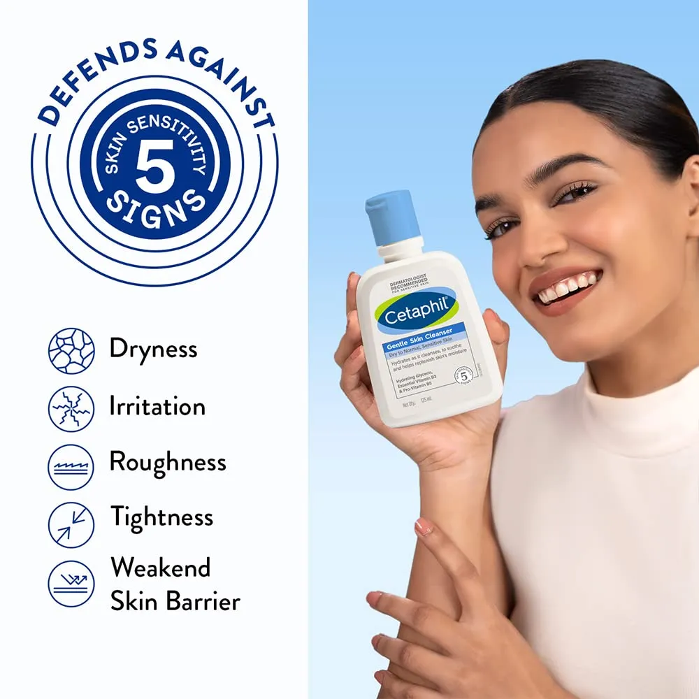 Cetaphil Gentle Skin Cleanser Dry to Normal & Sensitive Skin (125ml)