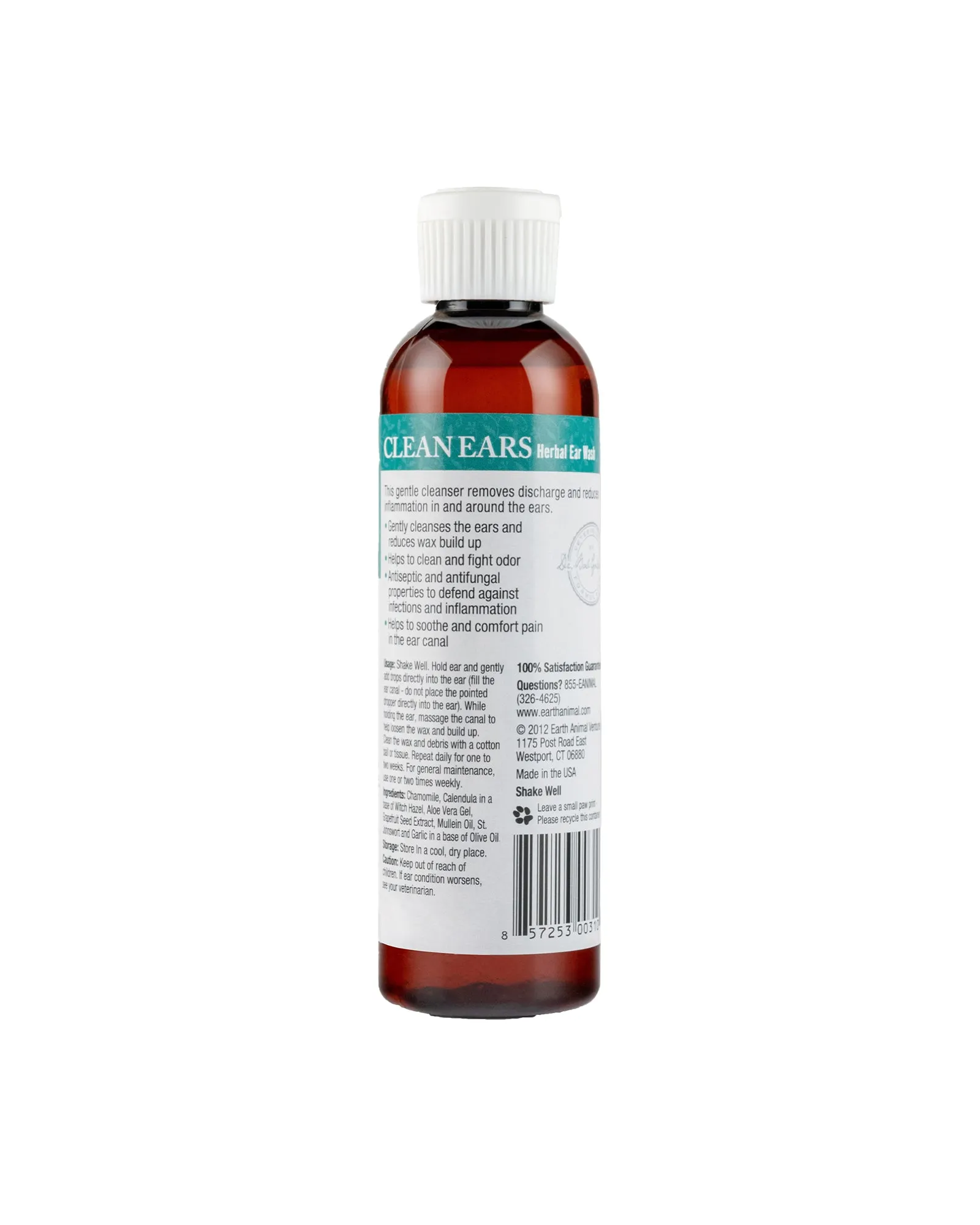 Clean Ears Herbal Ear Wash for Cats & Dogs
