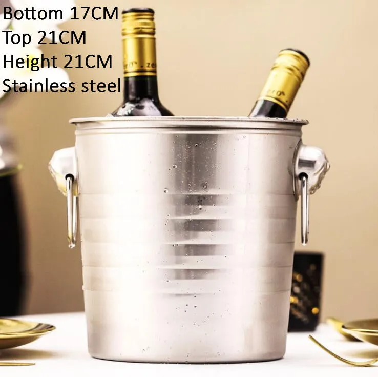 Commercial use of stainless steel ice bucket