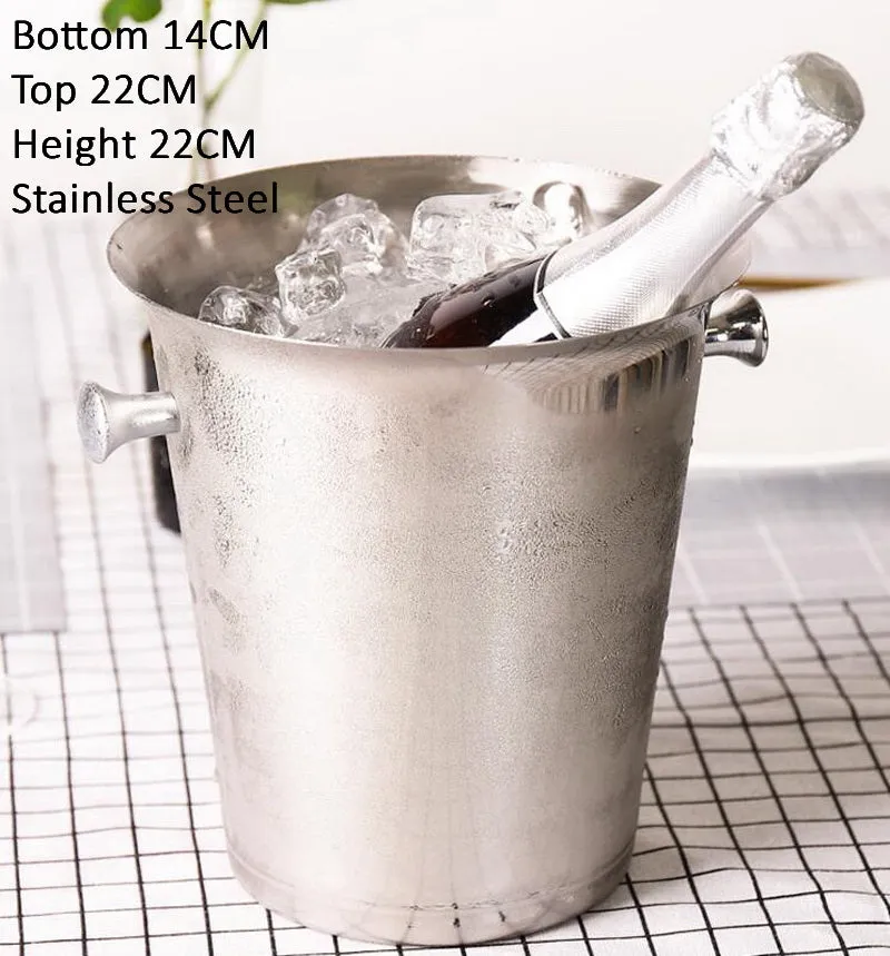 Commercial use of stainless steel ice bucket