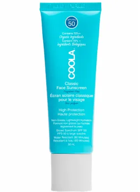 Coola Face Lotion SPF50 Unscented