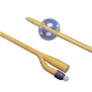Dover 2-Way Silicone-Coated Foley Catheter 12 Fr 5 cc