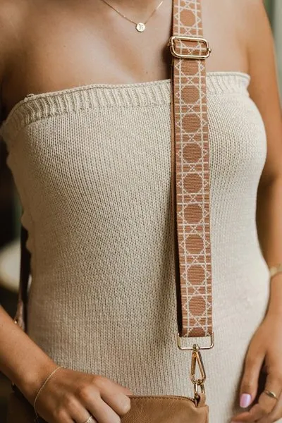 EZRA GUITAR STRAP CAMEL