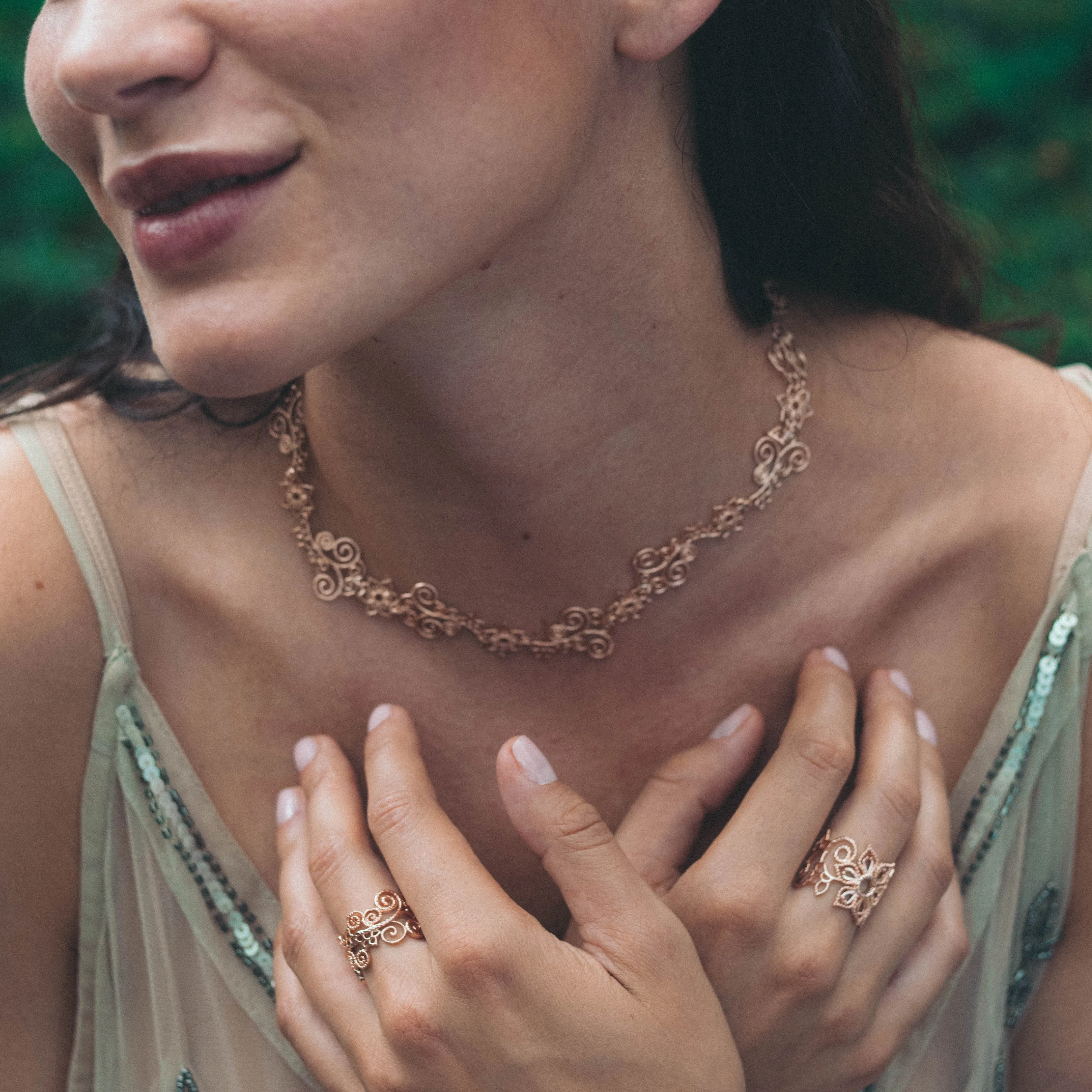 Flower Lady Necklace