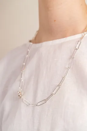 Fob Chain Link Necklace