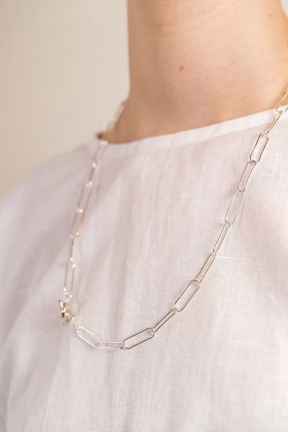 Fob Chain Link Necklace