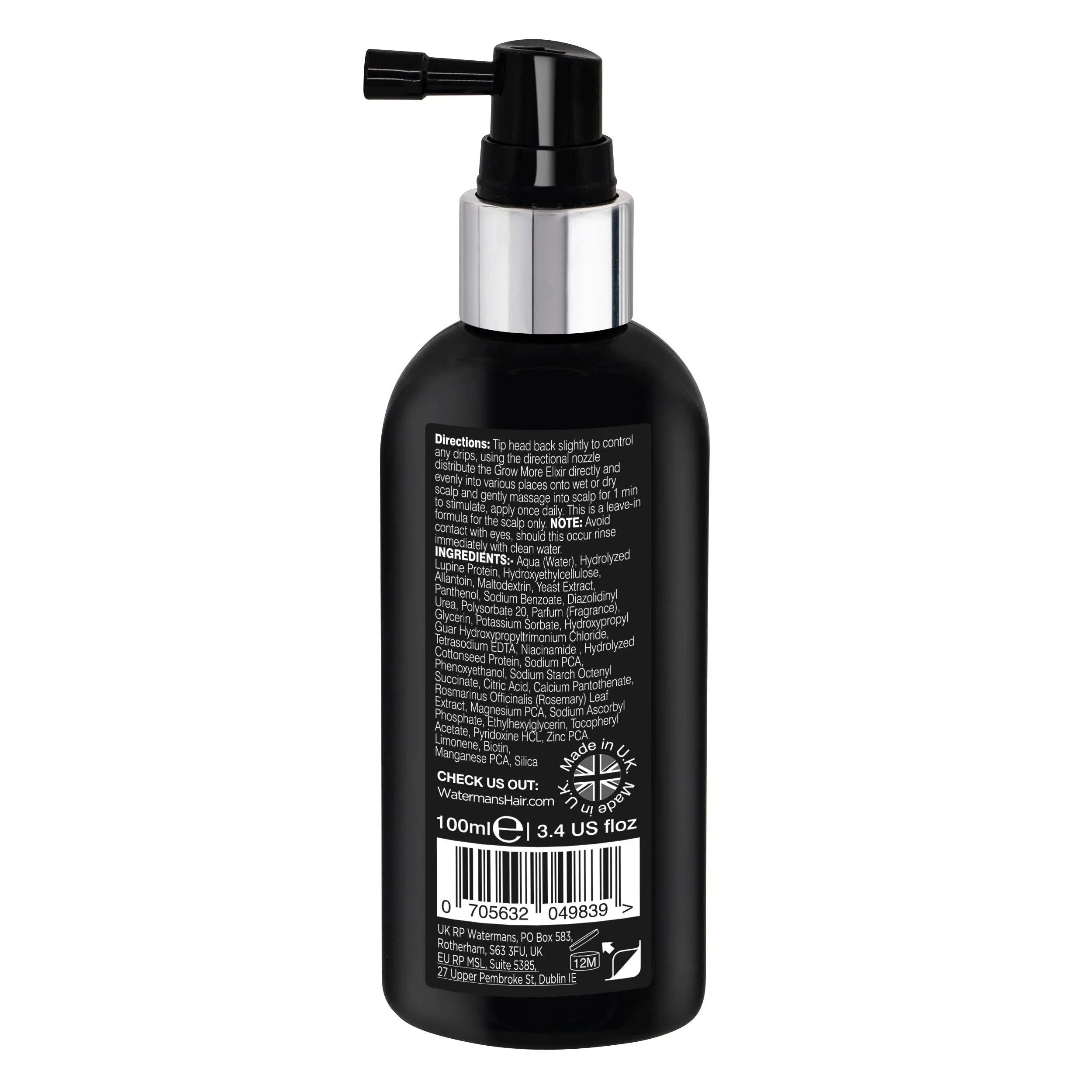 Grow More® Elixir - Luxury Hair Growth Serum - Leave on Scalp Density treatment