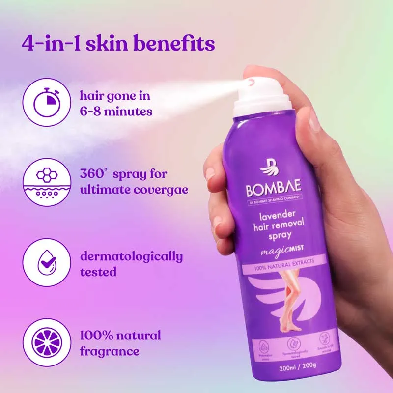 Hair Removal Spray | Lavender - 200g (Pack of 2)