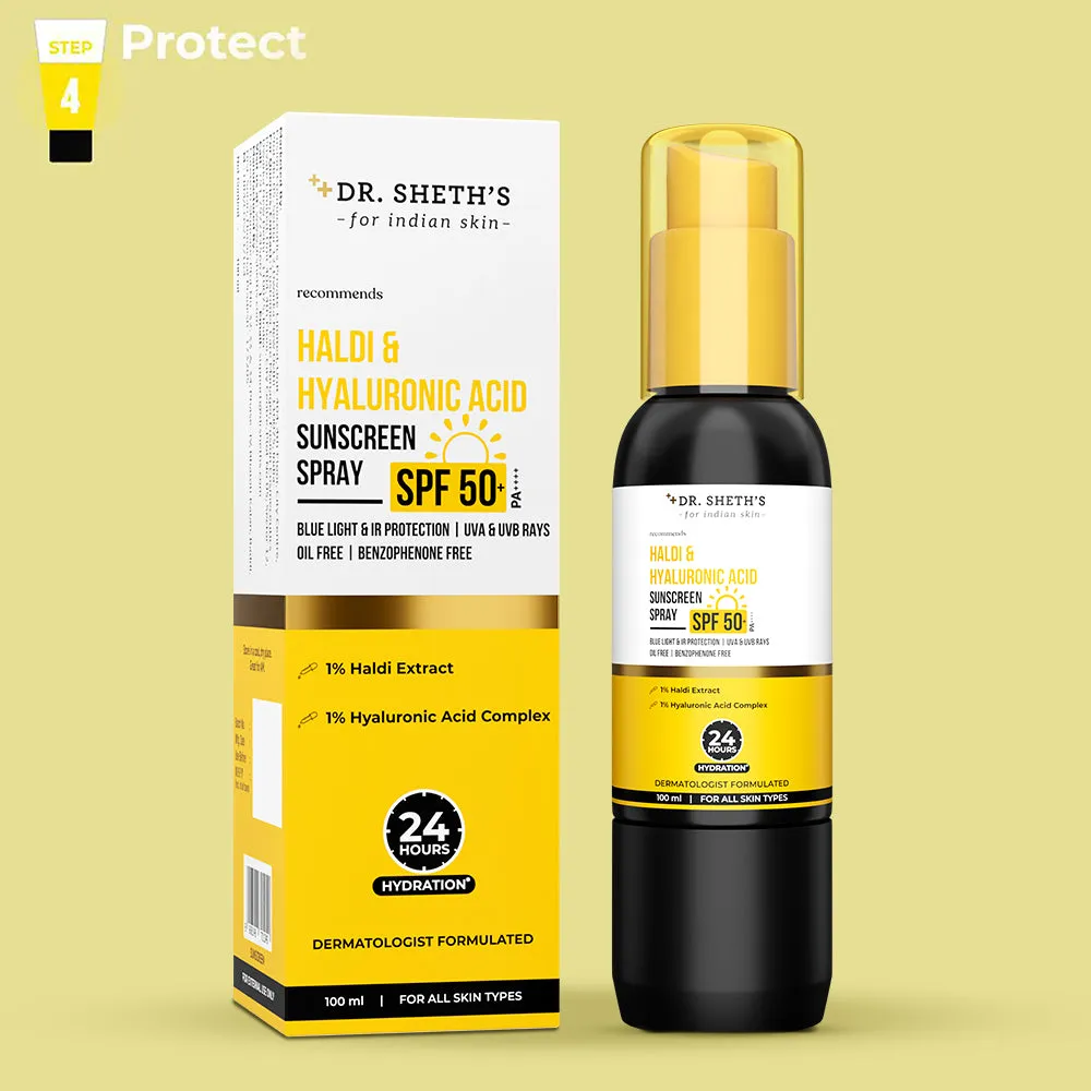 Haldi & Hyaluronic Acid Sunscreen Spray - 100ml