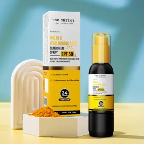 Haldi & Hyaluronic Acid Sunscreen Spray - 100ml