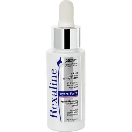 Hydra-Force Hydrating and rejuvenating facial serum with hyaluronic acid duo 30 ml , Rexaline