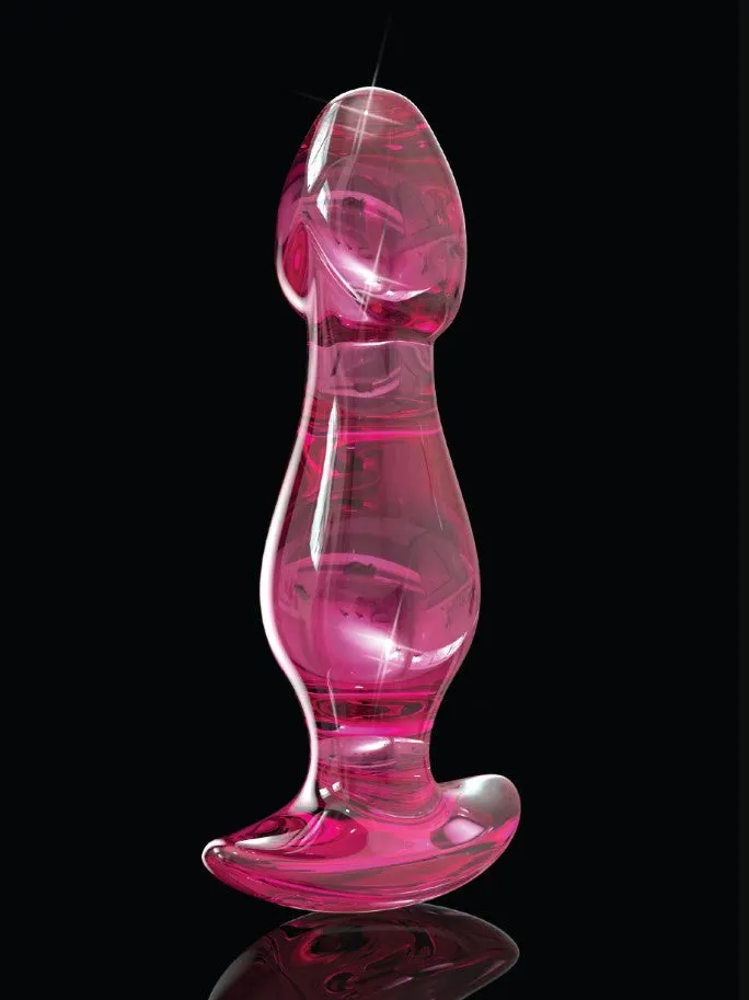 Icicles No 73 Beaded Glass Anal Plug (Pink)
