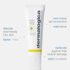 invisible physical defense mineral sunscreen spf30