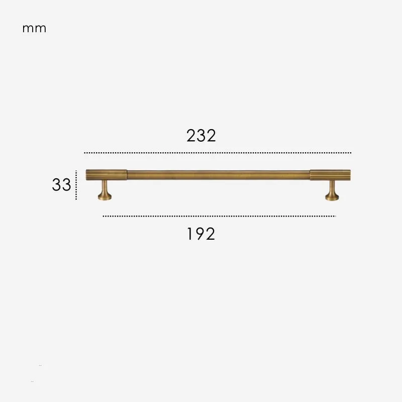 KANA Solid Brass Handles