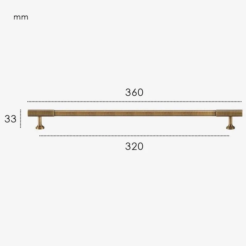 KANA Solid Brass Handles