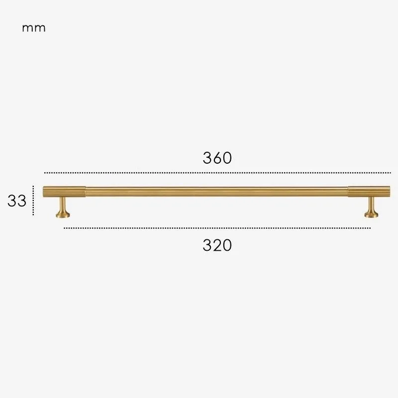 KANA Solid Brass Handles