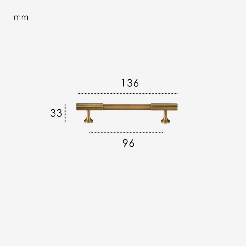 KANA Solid Brass Handles
