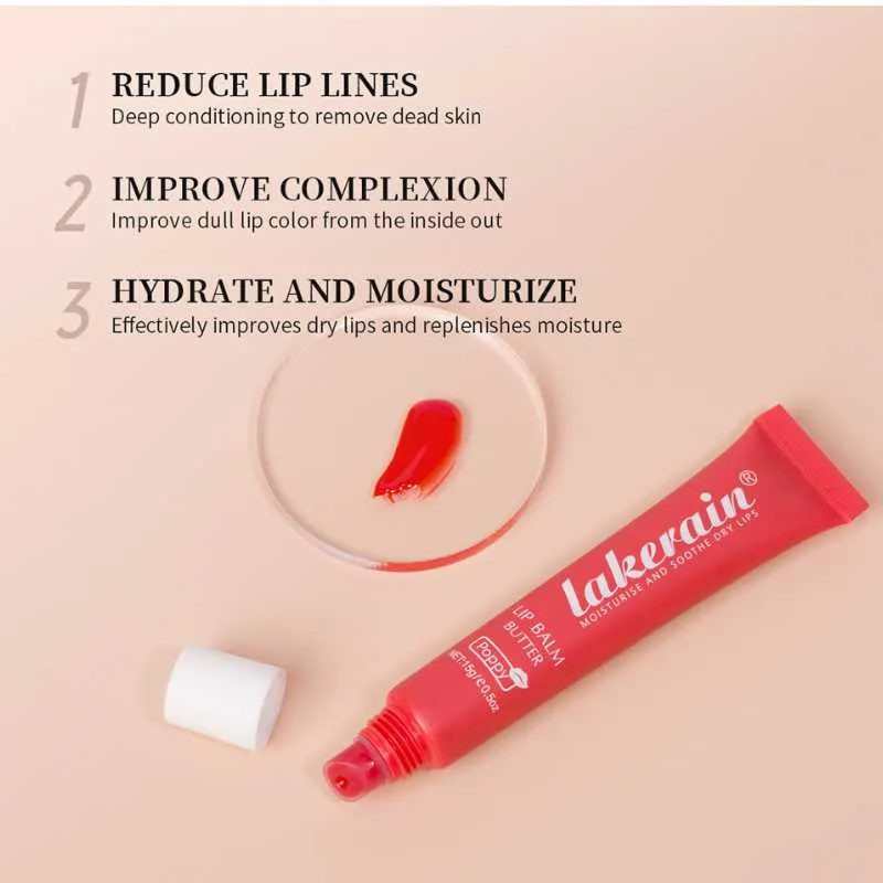 Lakerain - Natural Lip Gloss Moisturizing Vegan Lipstick