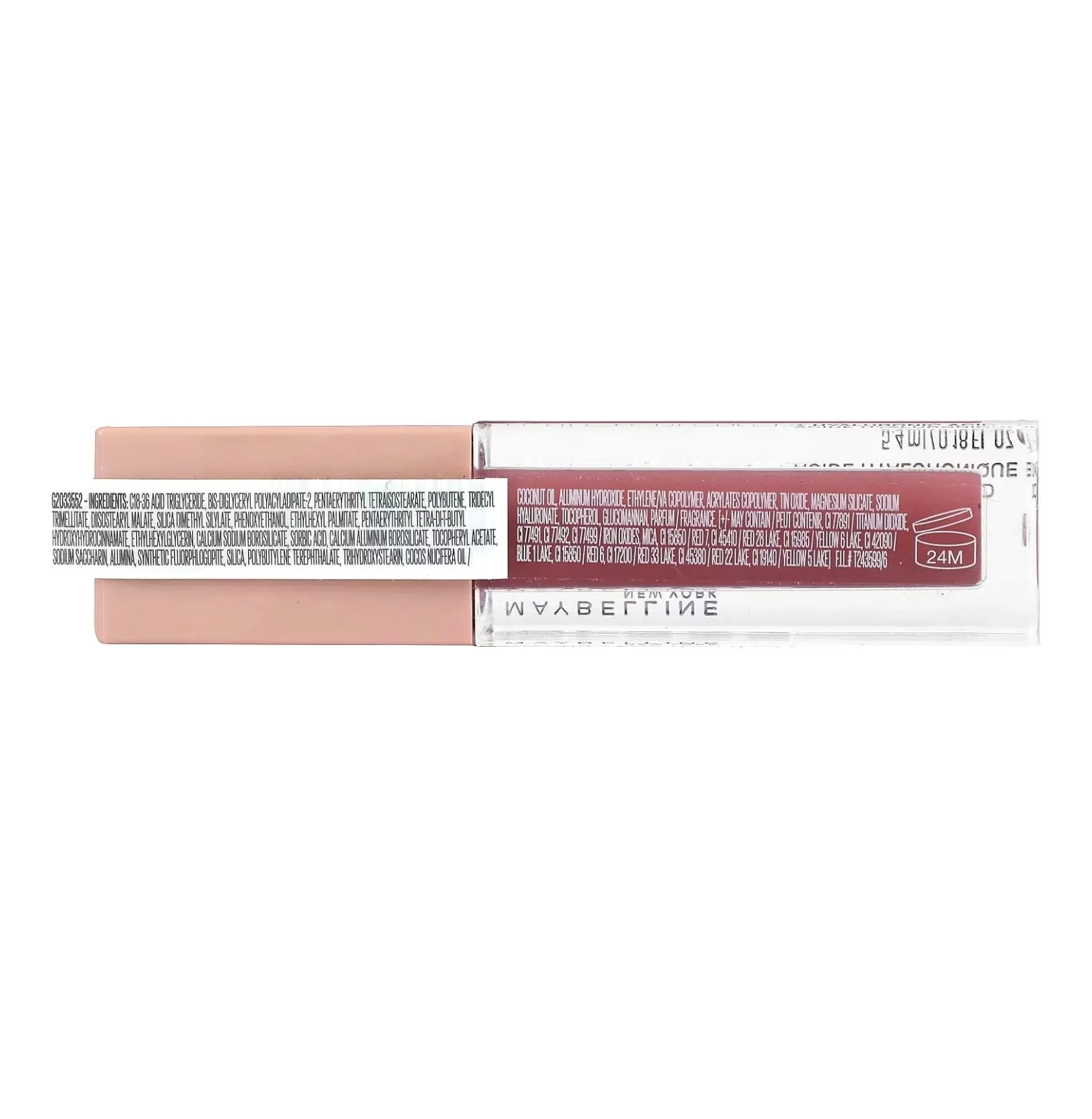 Maybelline lifter gloss lip gloss makeup with hyaluronic acid -PETAL 005