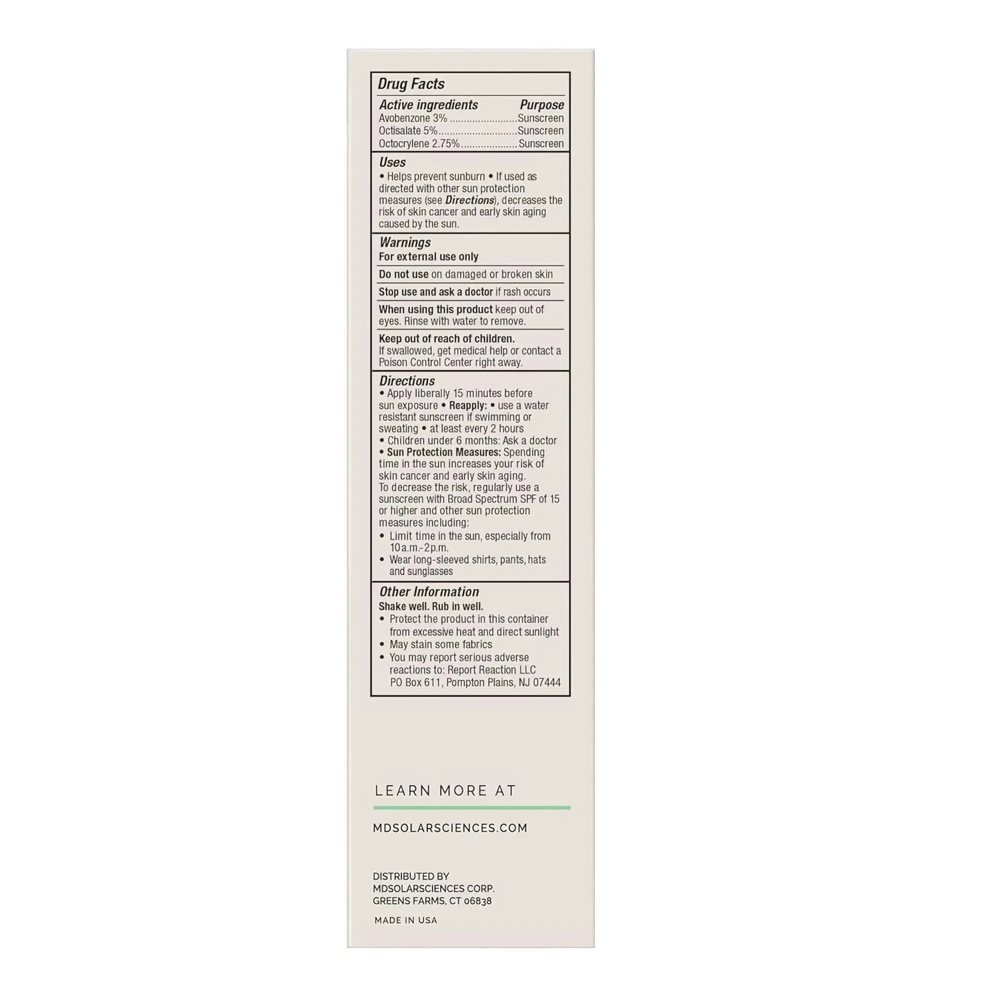 MDSolarSciences® Tint   Tone SPF 50