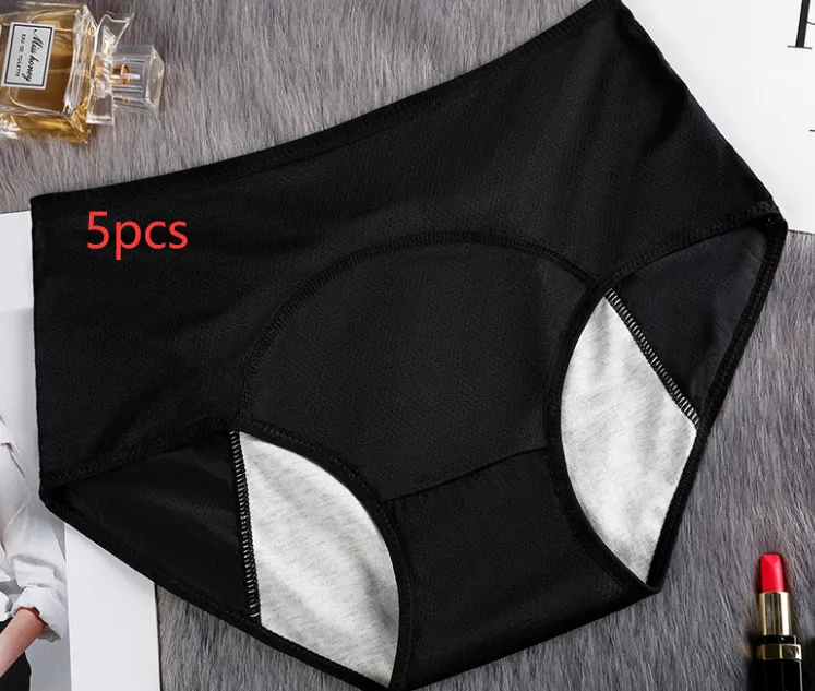 Menstrual Underwear Women Leak Proof Panties - 5PCS