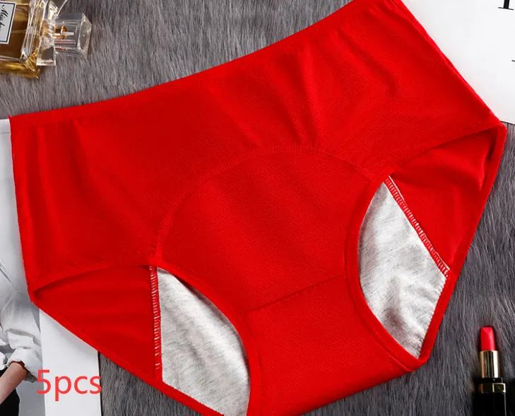Menstrual Underwear Women Leak Proof Panties - 5PCS