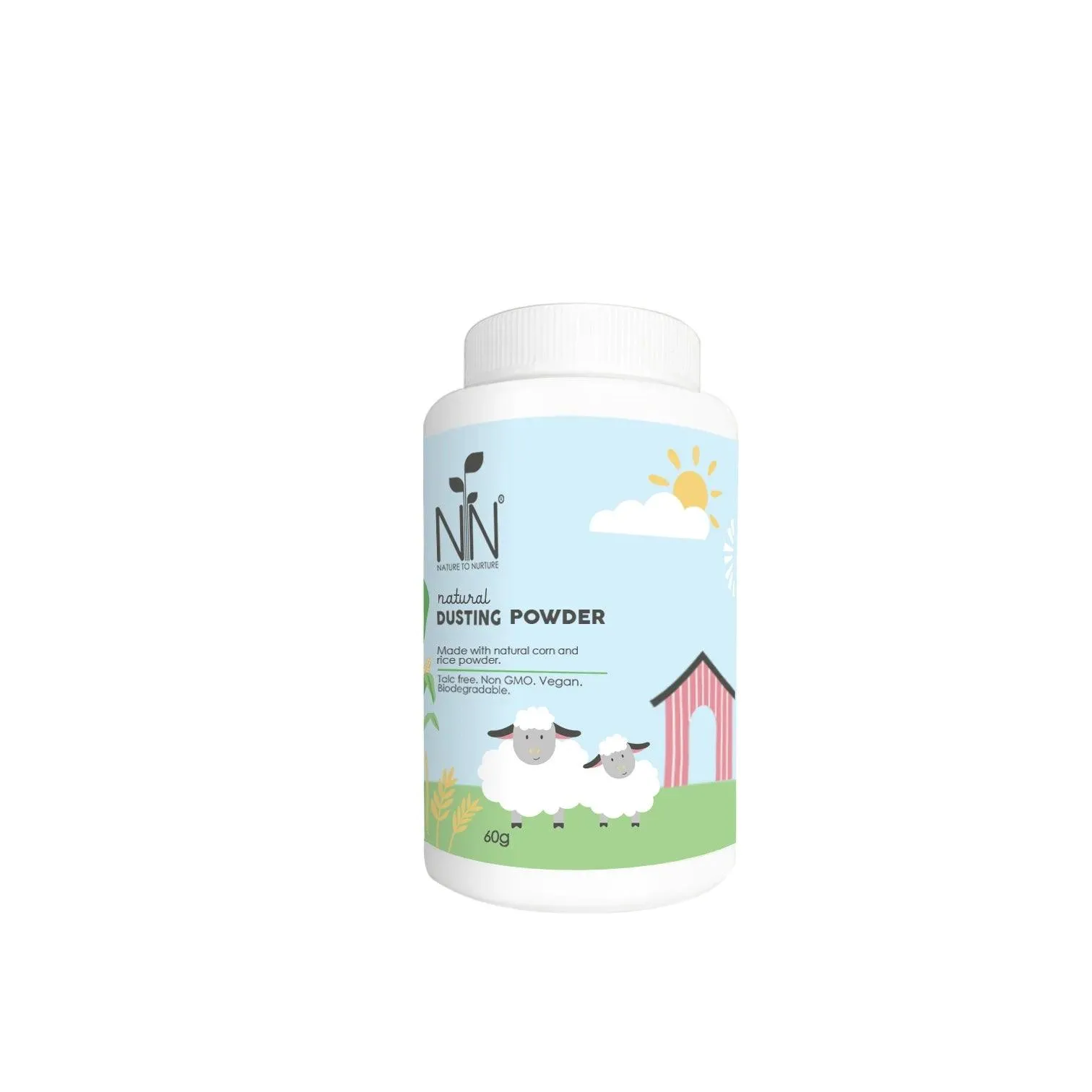 Nature to Nurture Natural Dusting Powder 60g
