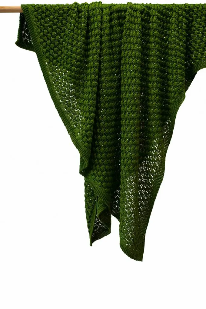 Popcorn Cotton Throw