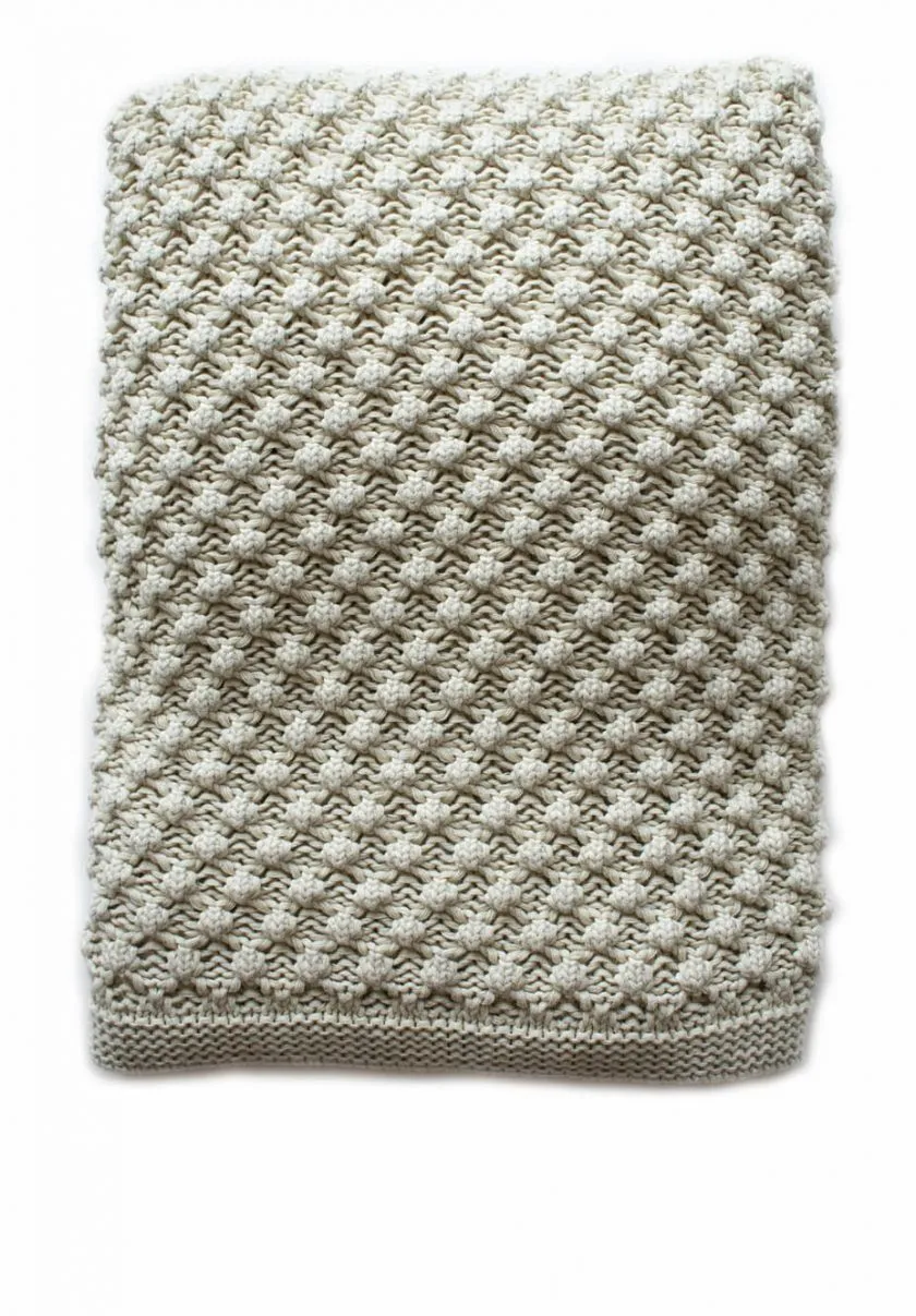 Popcorn Cotton Throw