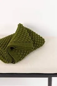 Popcorn Cotton Throw