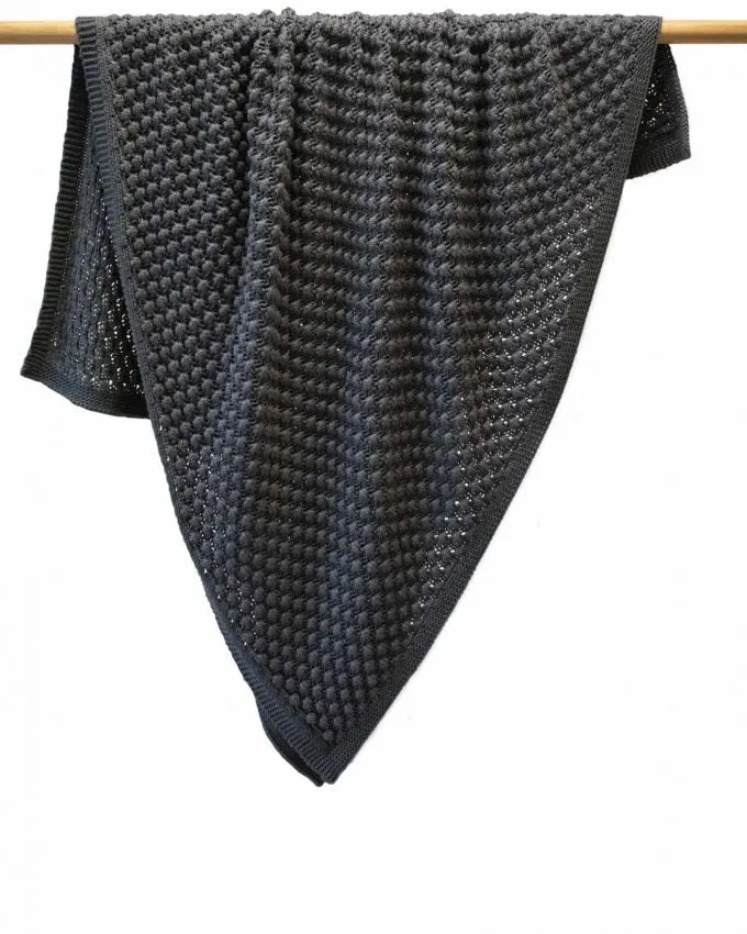 Popcorn Cotton Throw