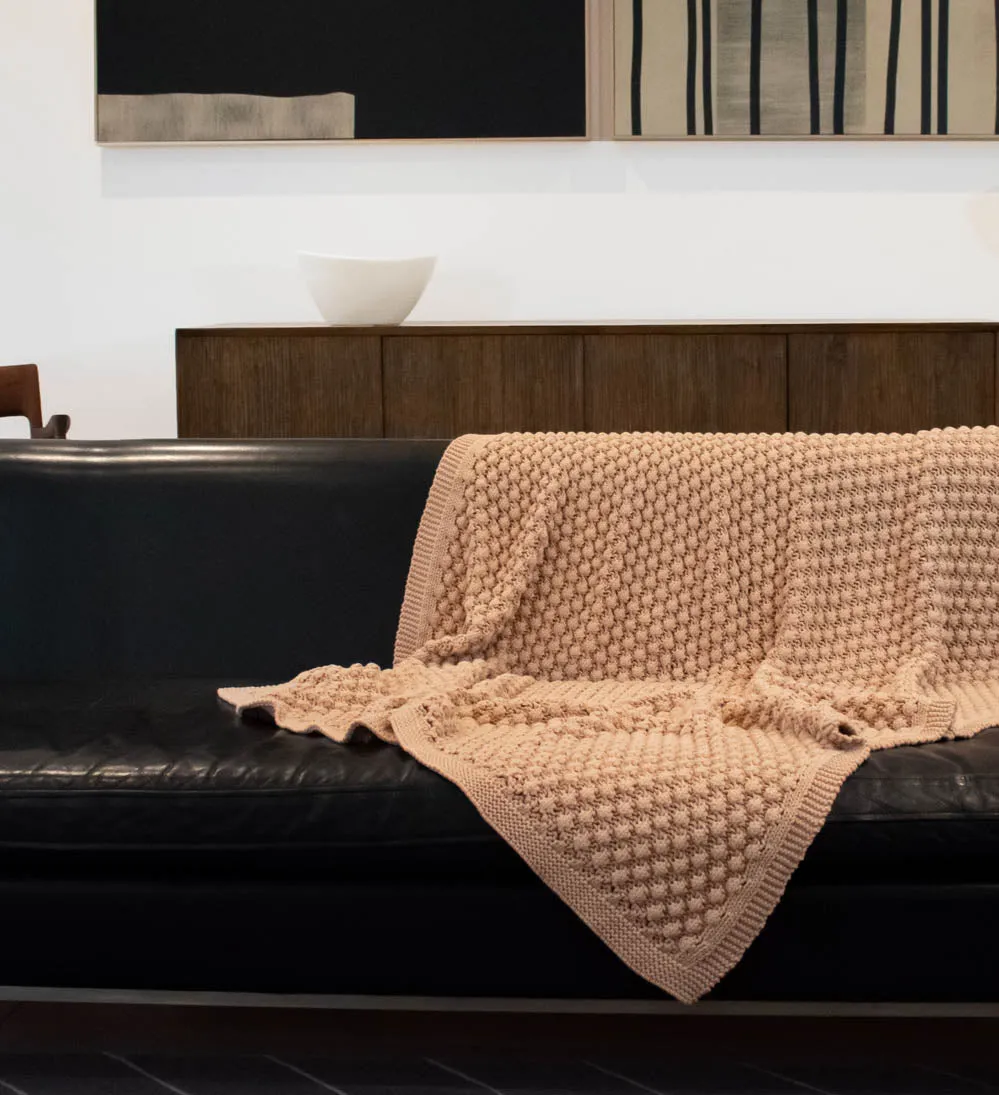 Popcorn Cotton Throw