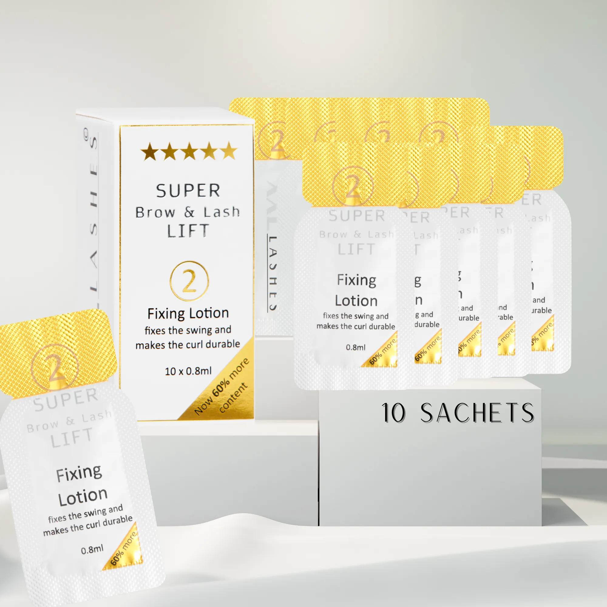 Refill Bottles Super Lash & Brow Lift Kit