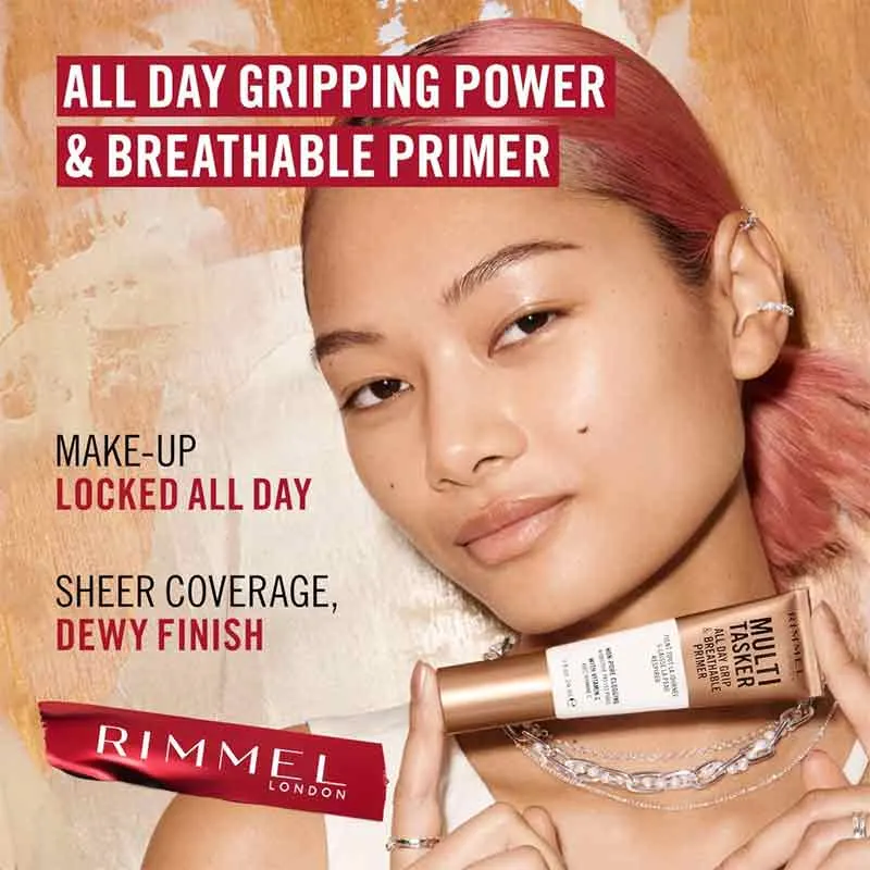 Rimmel London Multi Tasker All Day Grip & Breathable Primer