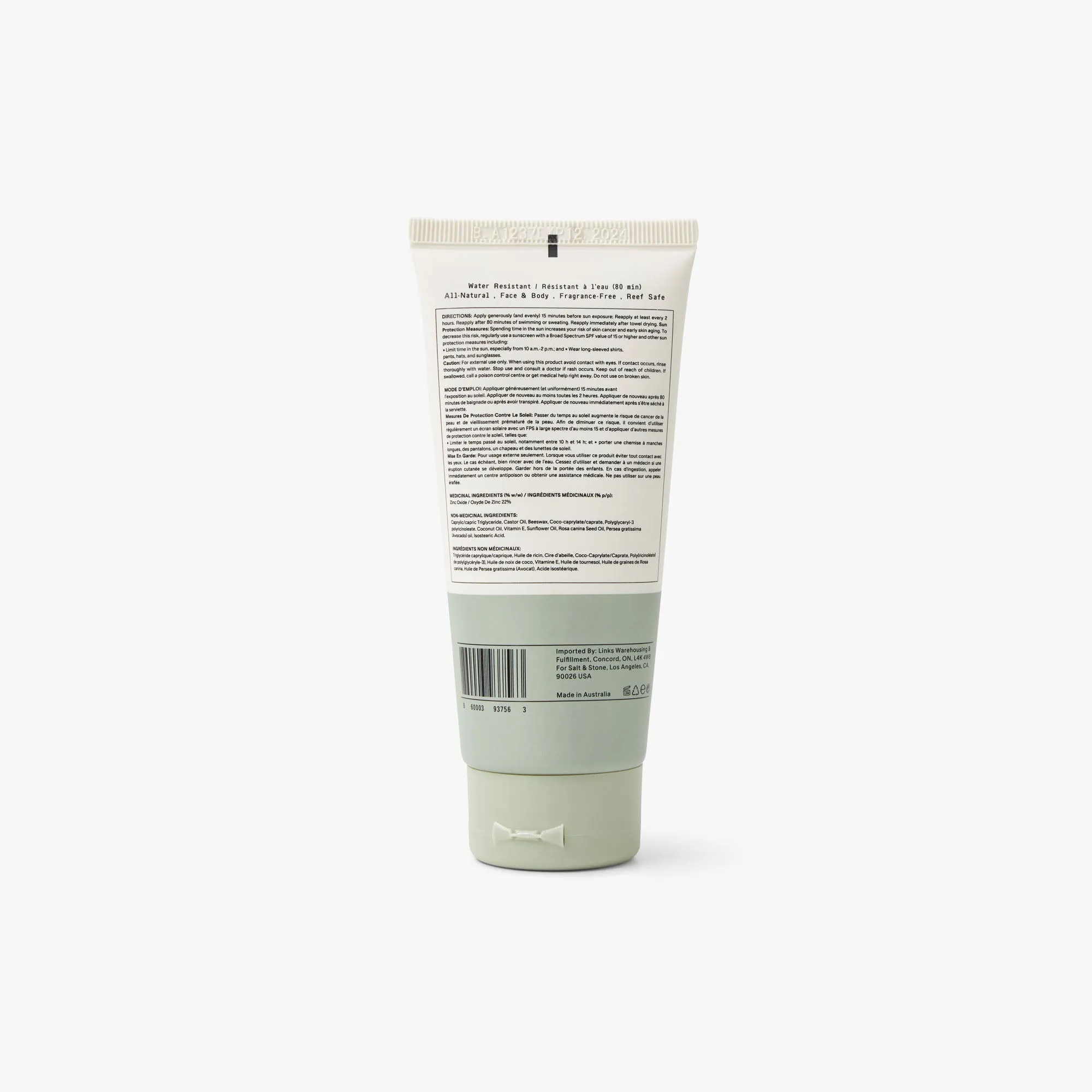 SALT & STONE Natural Mineral Sunscreen SPF 50