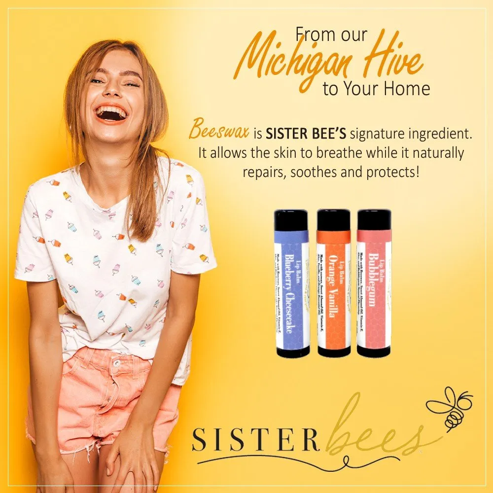Sister Bees Fun Lip Balm Set