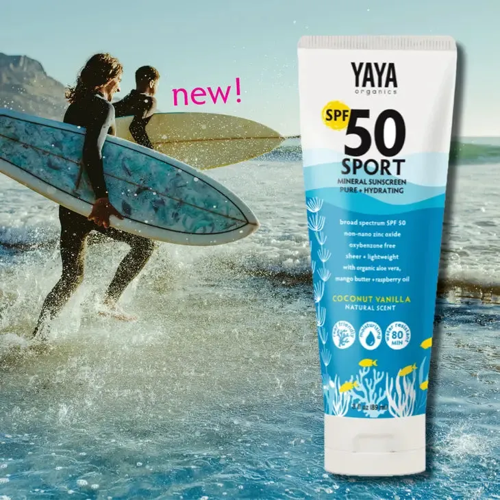 Sport Spf 50 Pure & Hydrating Mineral Sunscreen