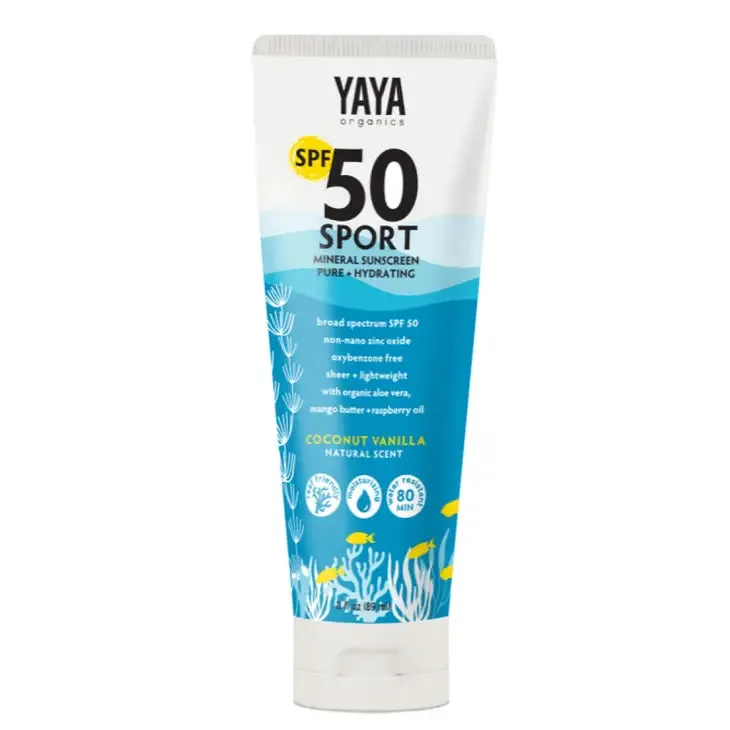 Sport Spf 50 Pure & Hydrating Mineral Sunscreen