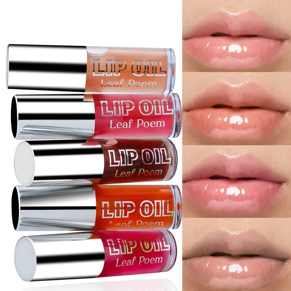 Toleet Christmas Thanksgiving gifts Winter Makeup Ideas Long Lasting Moisturizing Lip Plumper Oil Serum Repair Lip Fine Lines Increases Elasticity Sexy Lipgloss Nourish Lips Lip Care