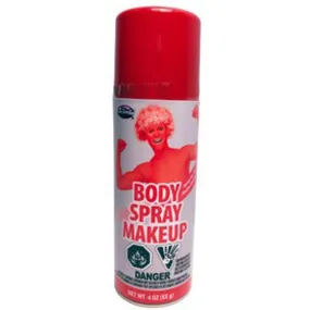 Vibrant Red Spray-On Body Paint