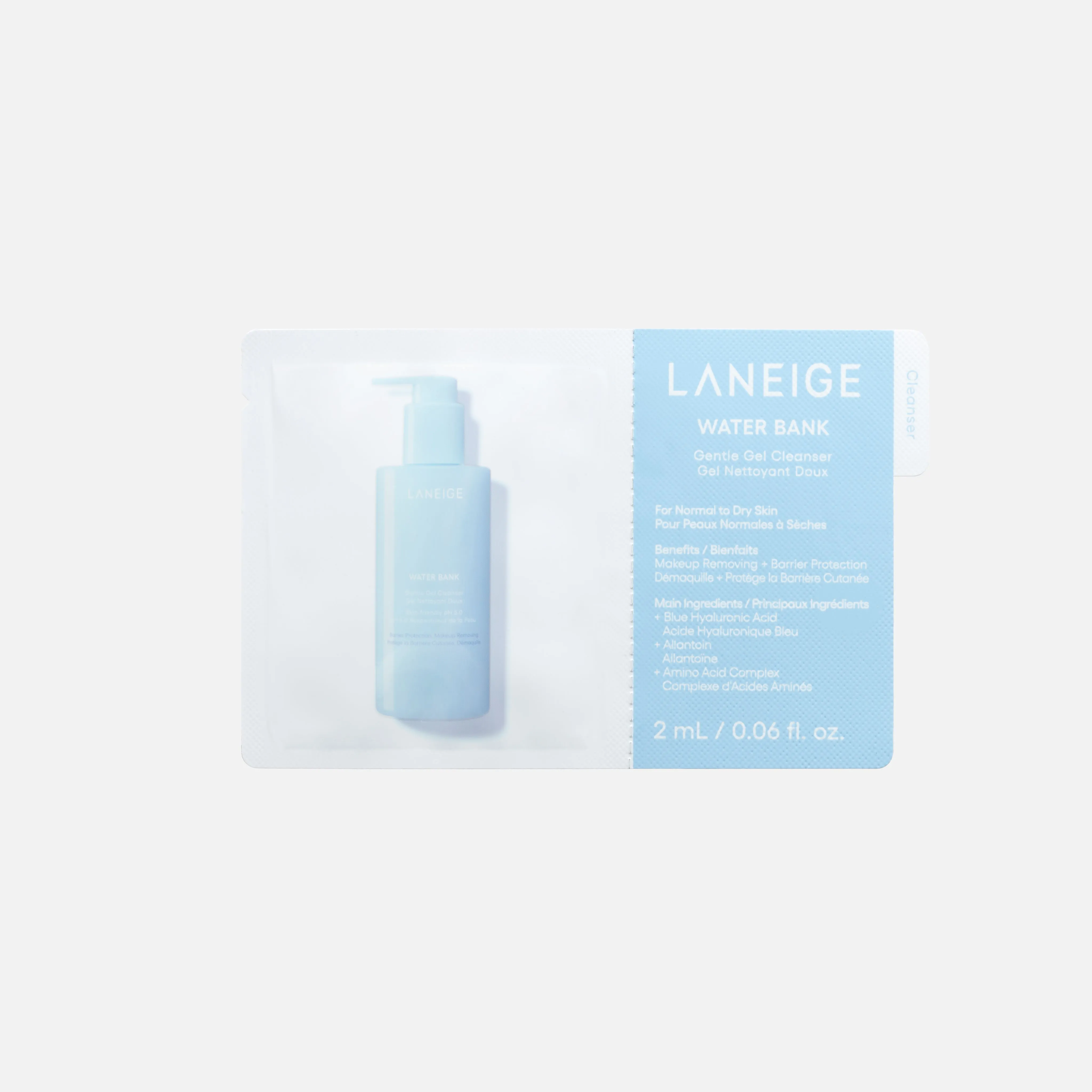 Water Bank Gentle Gel Cleanser (2mL)
